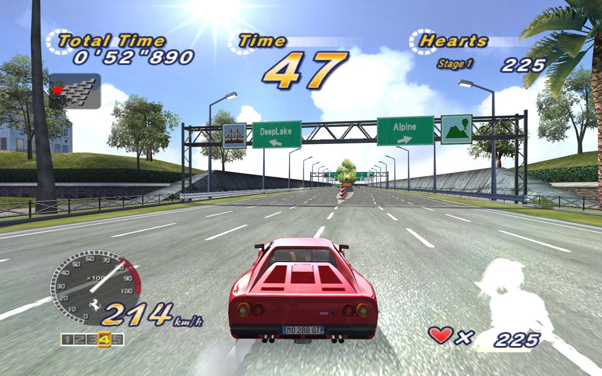 OutRun 2006: Coast 2 Coast (Windows) screenshot: Deja-vu? As in the original you get to choose which stage you're going next