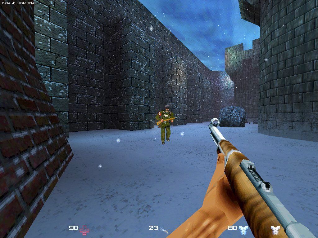 Mortyr: 2093-1944 (Windows) screenshot: The snow levels look really cool