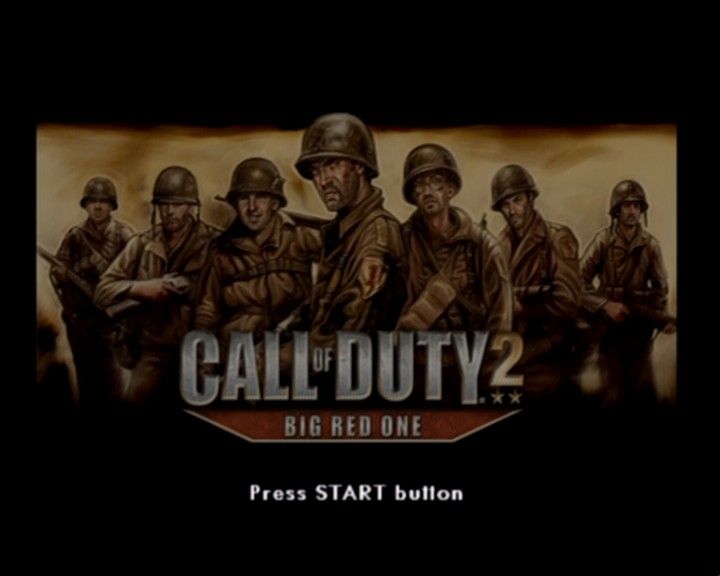 Call of Duty 2: Big Red One (PlayStation 2) screenshot: Main title