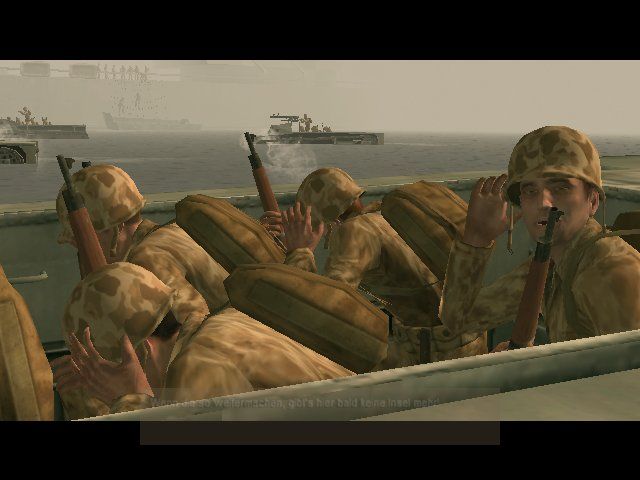 Medal of Honor: Pacific Assault (Windows) screenshot: Some kind of "japanese D-Day"