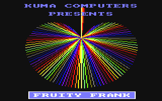 Fruity Frank (Amstrad CPC) screenshot: Loading screen