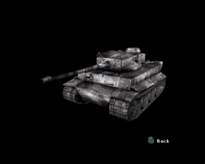 Call of Duty 2: Big Red One (PlayStation 2) screenshot: Close rendering on Tiger I tank