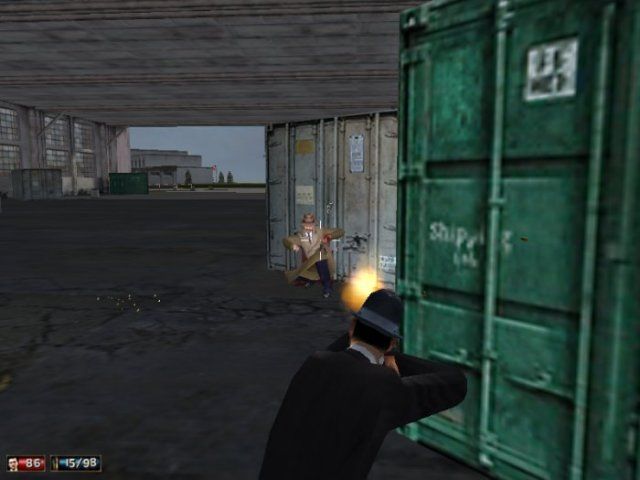 Mafia (Windows) screenshot: Shootout at the airport