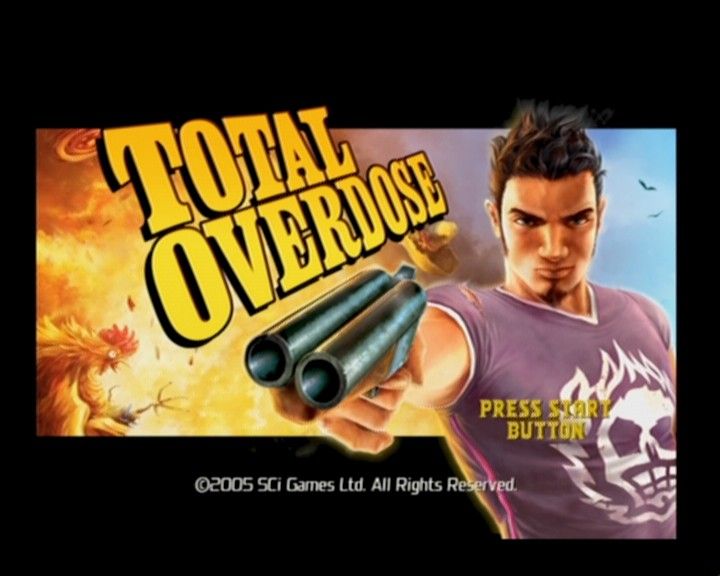Total Overdose: A Gunslinger's Tale in Mexico (PlayStation 2) screenshot: Main title