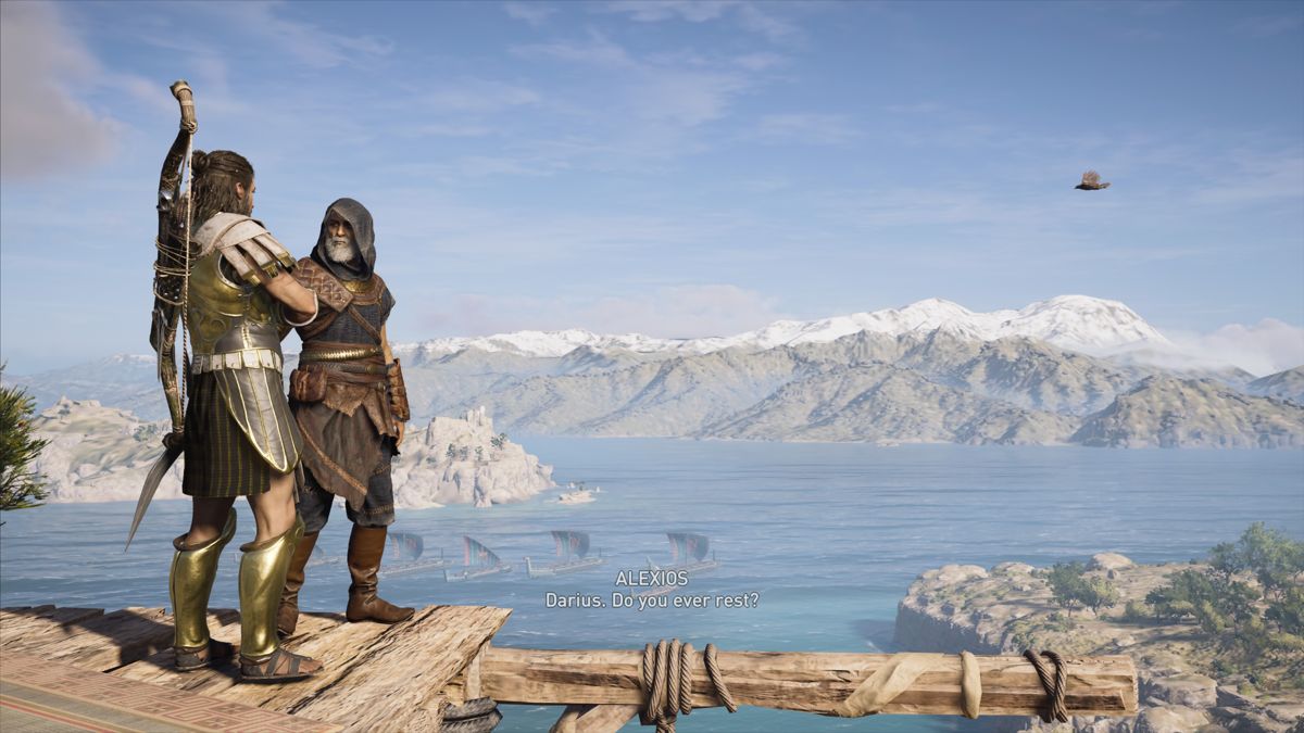 Assassin's Creed: Odyssey - Legacy of the First Blade (PlayStation 4) screenshot: Episode 2: Meeting Darius in Achaia