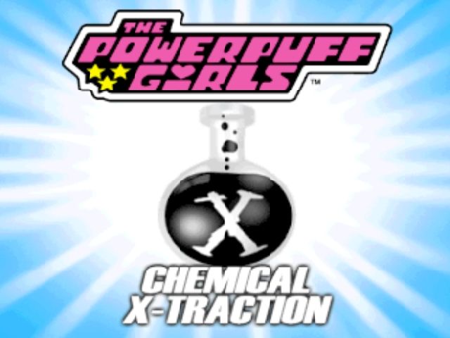 The Powerpuff Girls: Chemical X-Traction (Nintendo 64) screenshot: Title screen