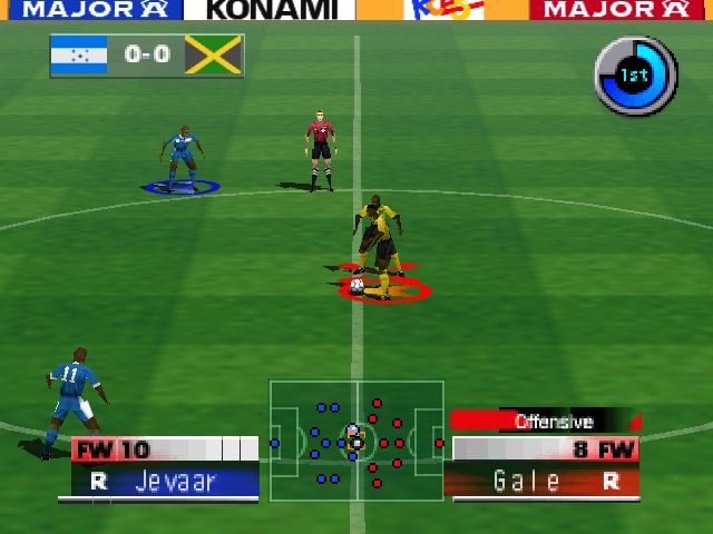 International Superstar Soccer 2000 (Nintendo 64) screenshot: The game Honduras X Jamaica is about to start!