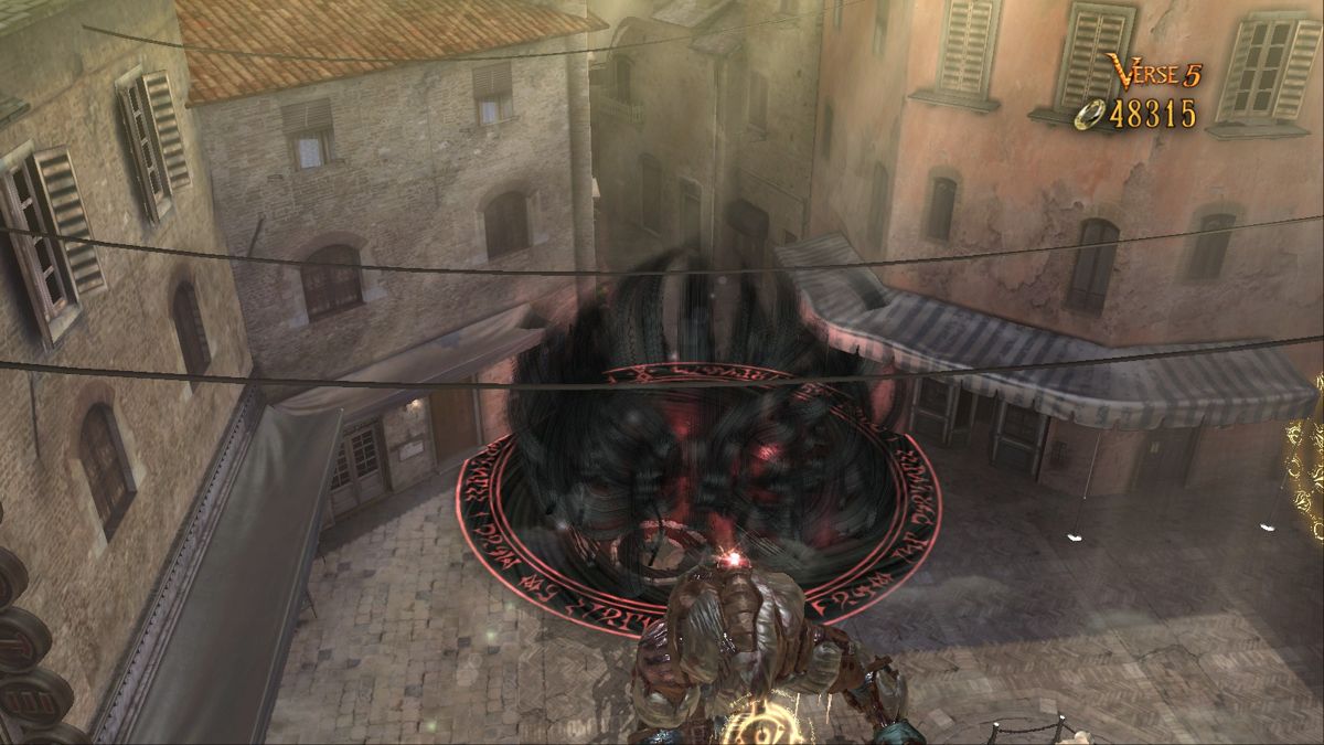 Bayonetta (Windows) screenshot: Finisher