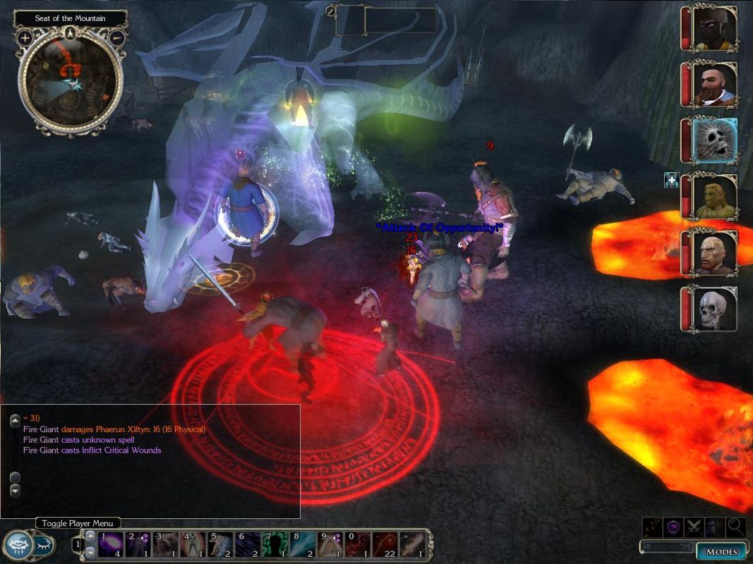 Neverwinter Nights 2 (Windows) screenshot: This game has action...