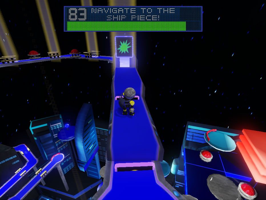 Robot Pinball Escape (Windows) screenshot: More targets to punch.