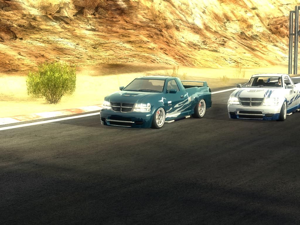 FlatOut 2 (Windows) screenshot: Cars are nice and shiny to start