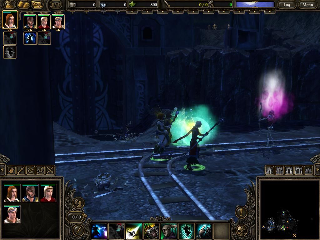 SpellForce 2: Shadow Wars (Windows) screenshot: You can zoom to ground level.