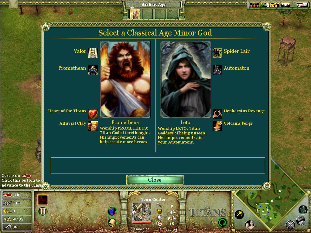 Screenshot of Age of Mythology: The Titans (Windows, 2003) - MobyGames