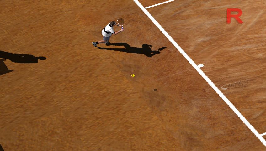 Agassi Tennis Generation 2002 (Windows) screenshot: Never going to get that one...