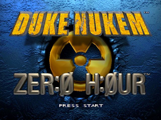 Duke Nukem: Zero Hour (Nintendo 64) screenshot: Title screen.