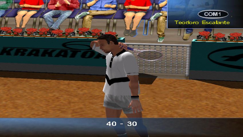 Agassi Tennis Generation 2002 (Windows) screenshot: Frustration kicking in.