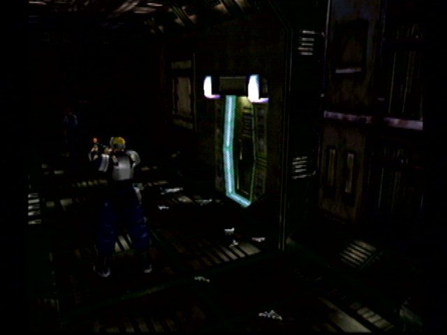 Carrier (Dreamcast) screenshot: Can you spot the Zombie?
