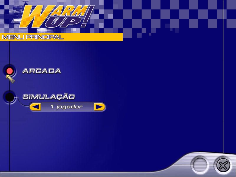 Warm Up! (Windows) screenshot: Game mode selection