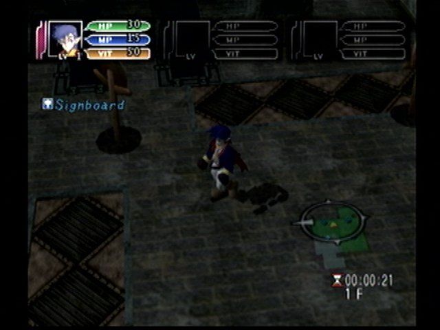 Time Stalkers (Dreamcast) screenshot: The first level acts as a tutorial