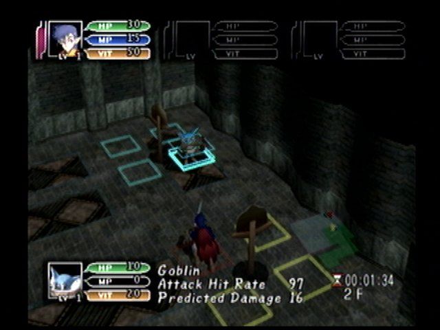 Time Stalkers (Dreamcast) screenshot: Fighting a goblin