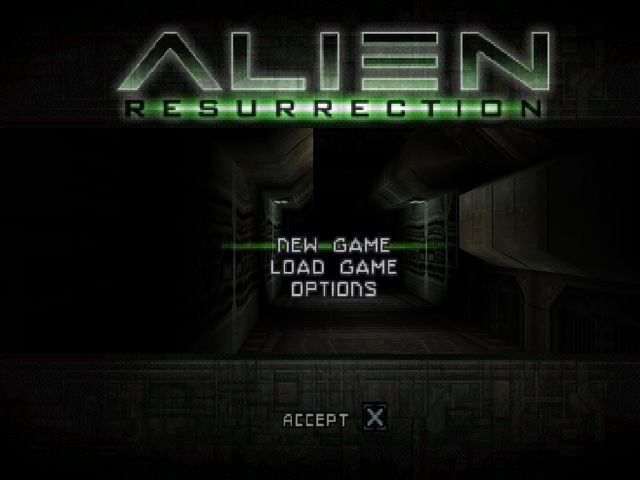 Alien: Resurrection (PlayStation) screenshot: Title screen