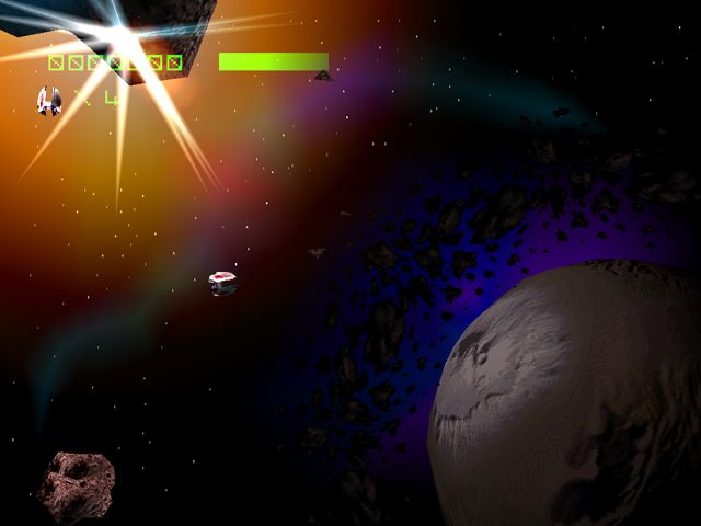 Screenshot of Asteroids (PlayStation, 1998) - MobyGames