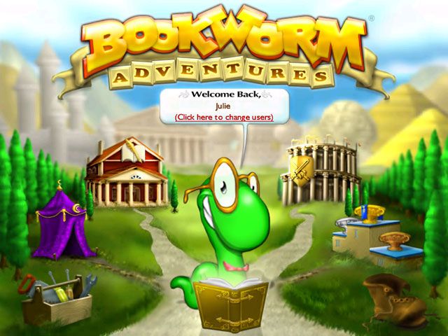 Bookworm Adventures (Windows) screenshot: Main menu