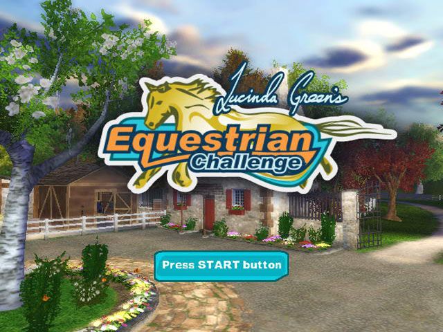 Lucinda Green's Equestrian Challenge (PlayStation 2) screenshot: Front-End - Title Screen
