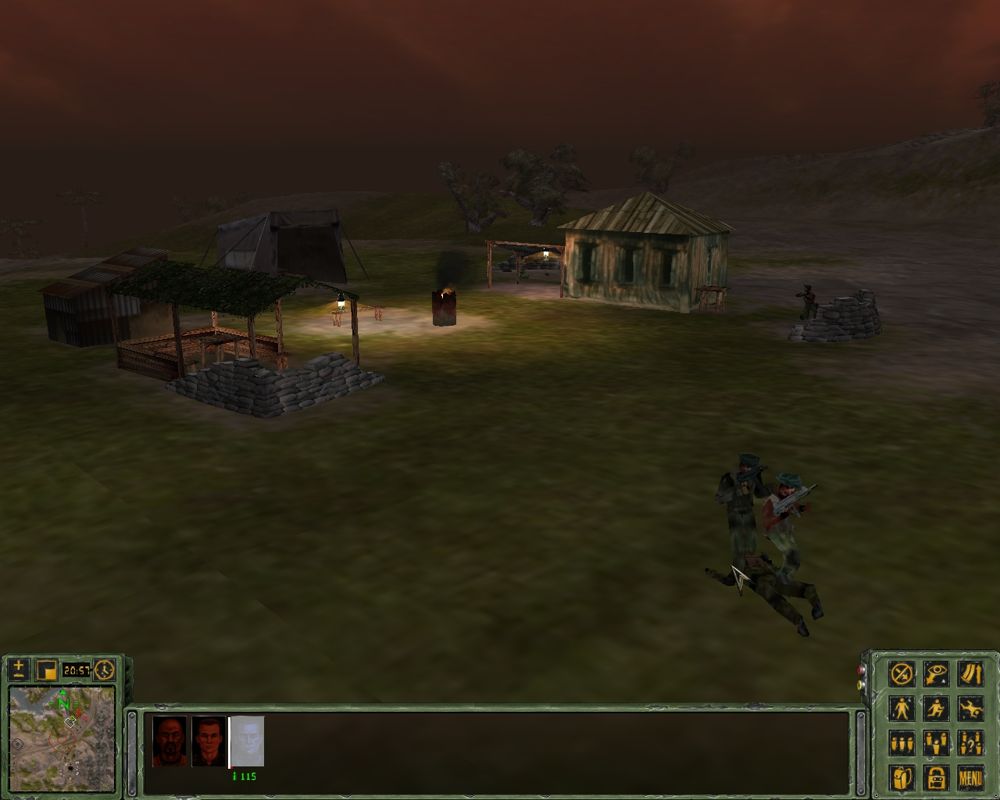 Shadow Company: Left for Dead (Windows) screenshot: Getting stomped out.