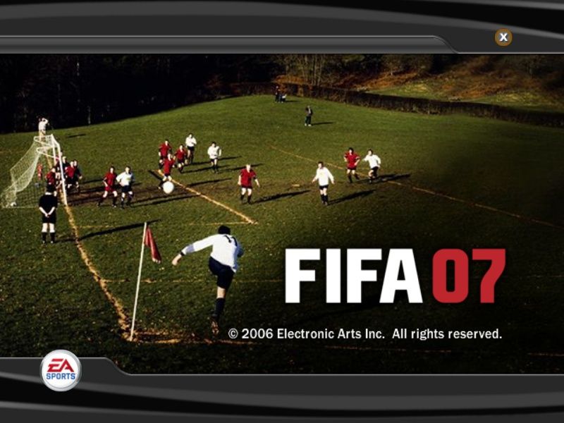 FIFA Soccer 07 (Windows) screenshot: Title screen