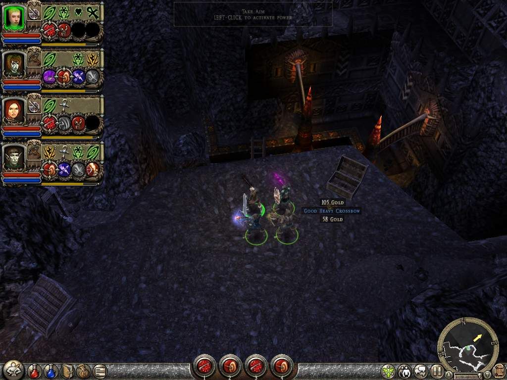 Dungeon Siege II: Broken World (Windows) screenshot: Dwarf mine