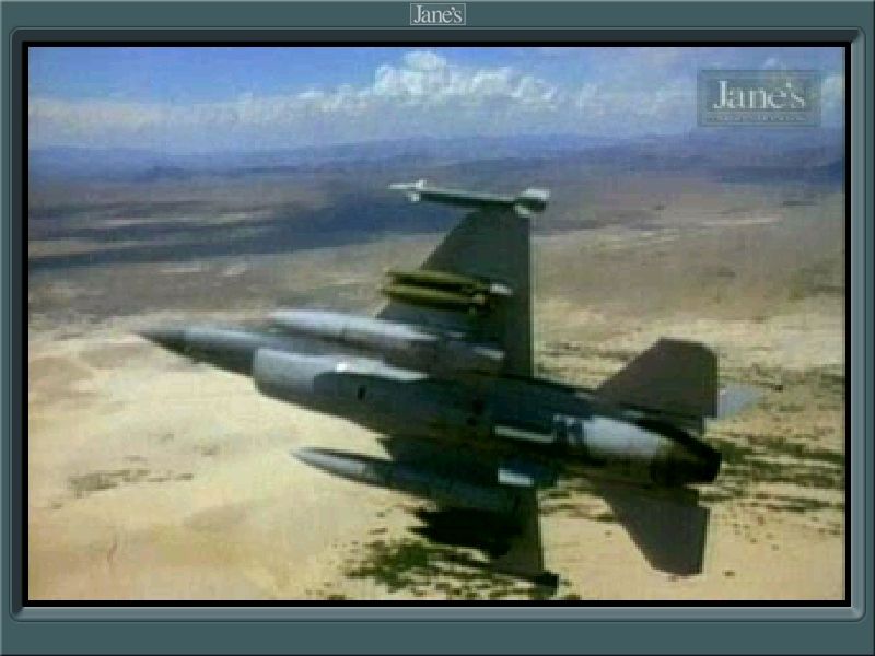 Jane's Combat Simulations: USAF - United States Air Force (Windows) screenshot: Scene from the intro