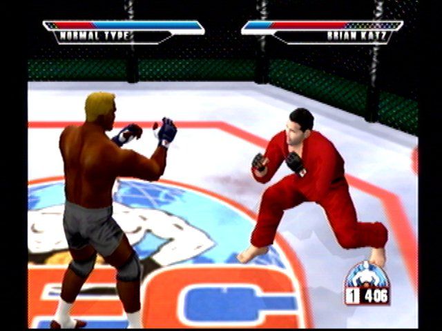 Ultimate Fighting Championship (Dreamcast) screenshot: There are multiple fighting styles available