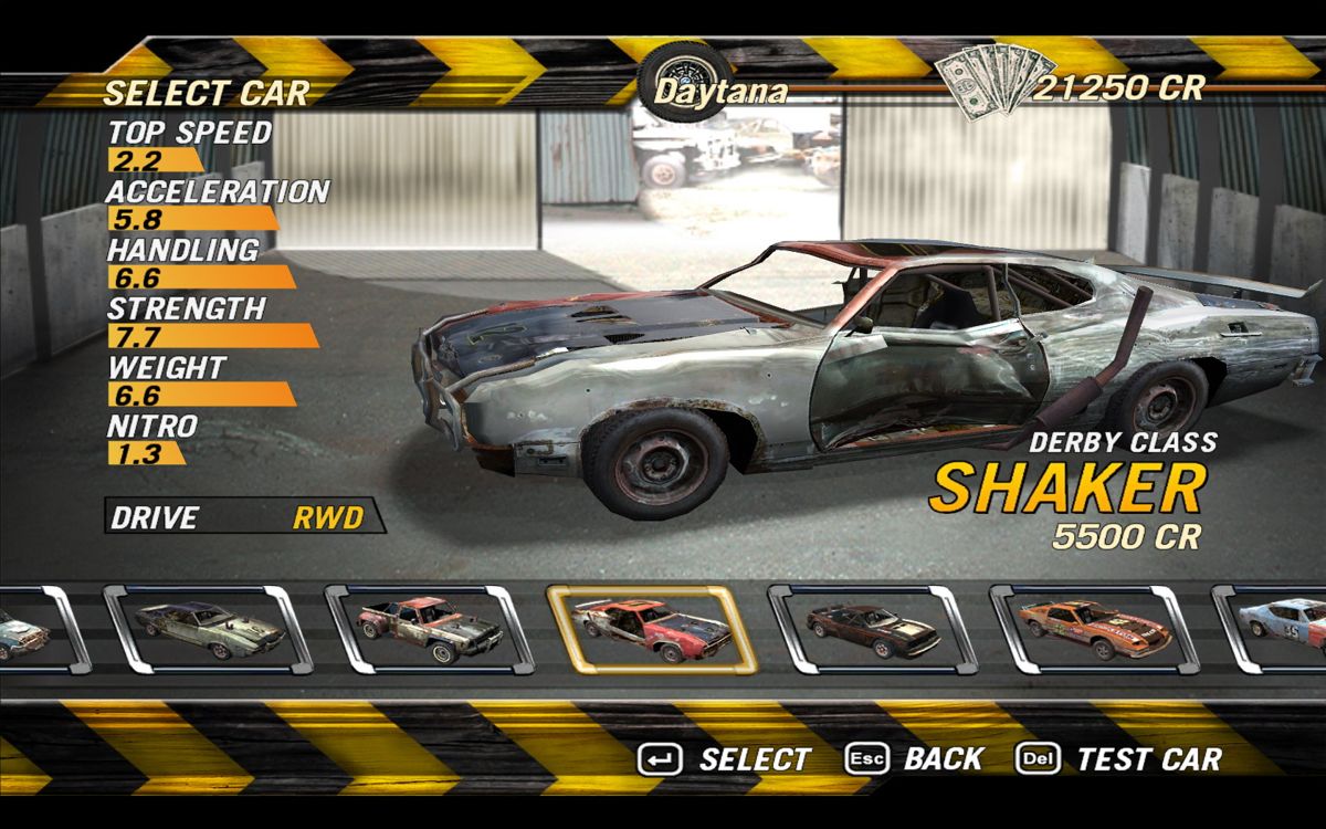 Флатаут 2 как поменять разрешение экрана Screenshot of FlatOut 2 (Windows, 2006) - MobyGames