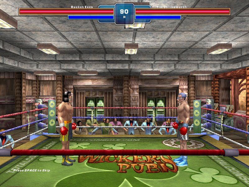 Heavyweight Thunder (Windows) screenshot: Pre-fight intro