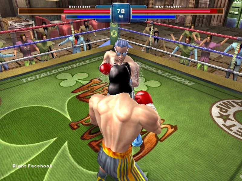 Heavyweight Thunder (Windows) screenshot: Fighting in career mode