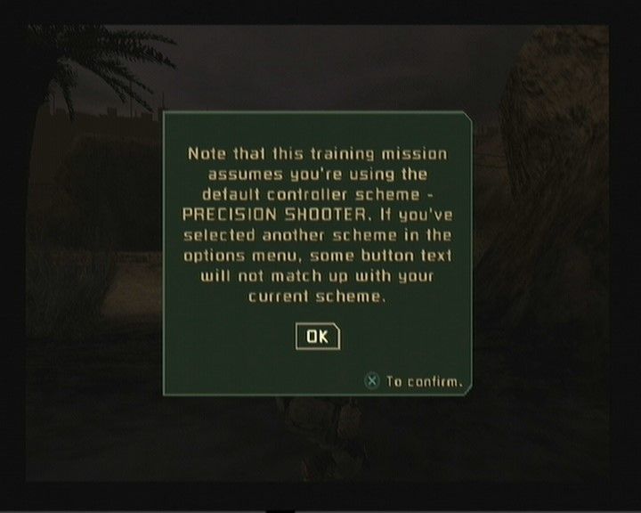 SOCOM 3: U.S. Navy SEALs (PlayStation 2) screenshot: During this first mission, you get tips on how to play the game.