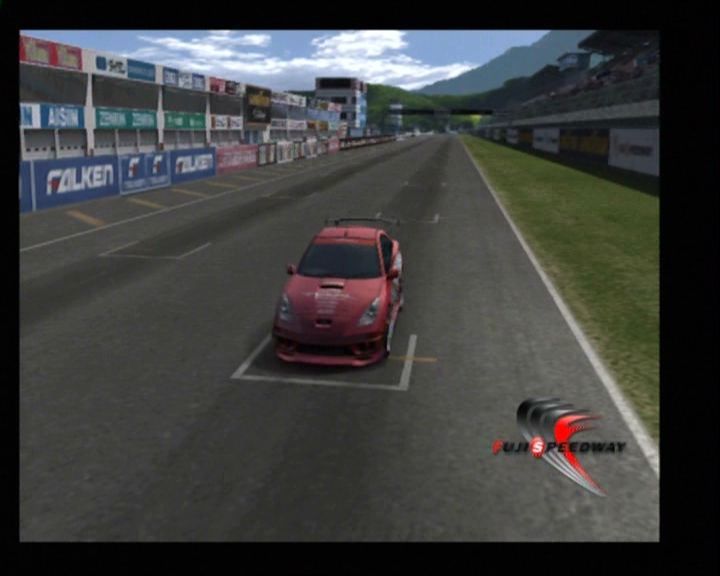 Gran Turismo 4: "Prologue" (PlayStation 2) screenshot: Preparing to race at Fuji.