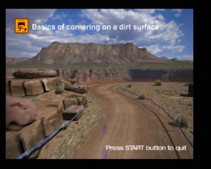 Gran Turismo 4: "Prologue" (PlayStation 2) screenshot: Lesson guide