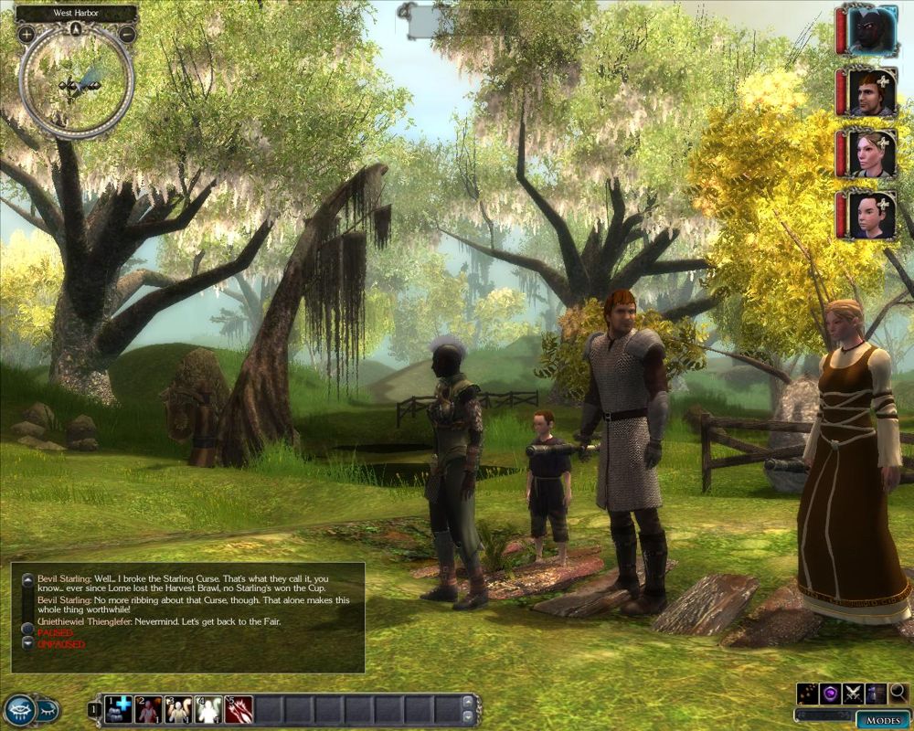 Neverwinter Nights 2 (Windows) screenshot: A quiet peaceful sunny day in the countryside.