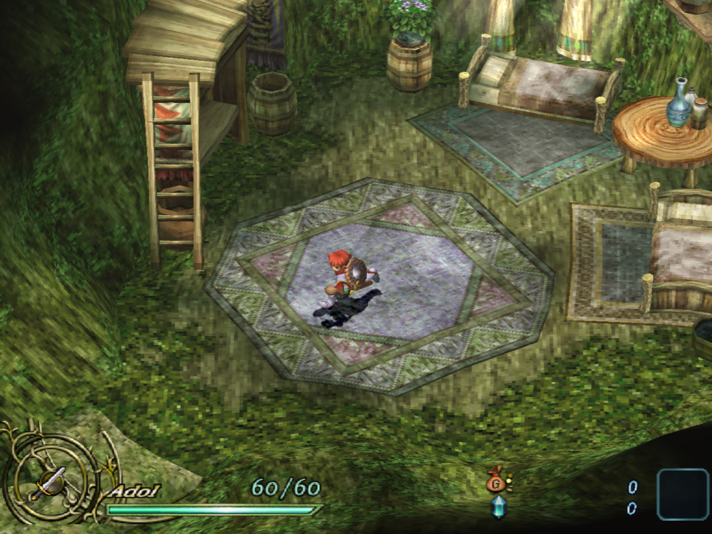 Ys VI: The Ark of Napishtim (PlayStation 2) screenshot: Here you will come, but no further.
