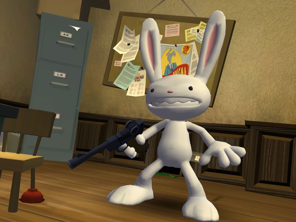 Sam & Max: Episode 2 - Situation: Comedy (Windows) screenshot: Max is always up for a challenge.