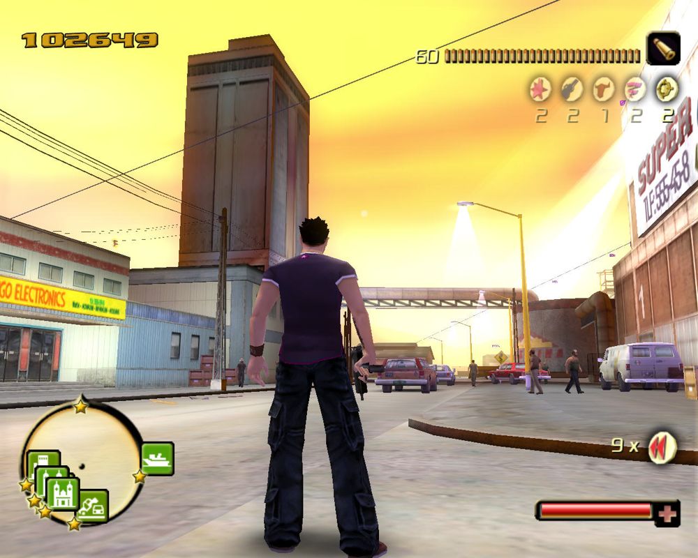 Total Overdose: A Gunslinger's Tale in Mexico (Windows) screenshot: The streets of Los Toros.
