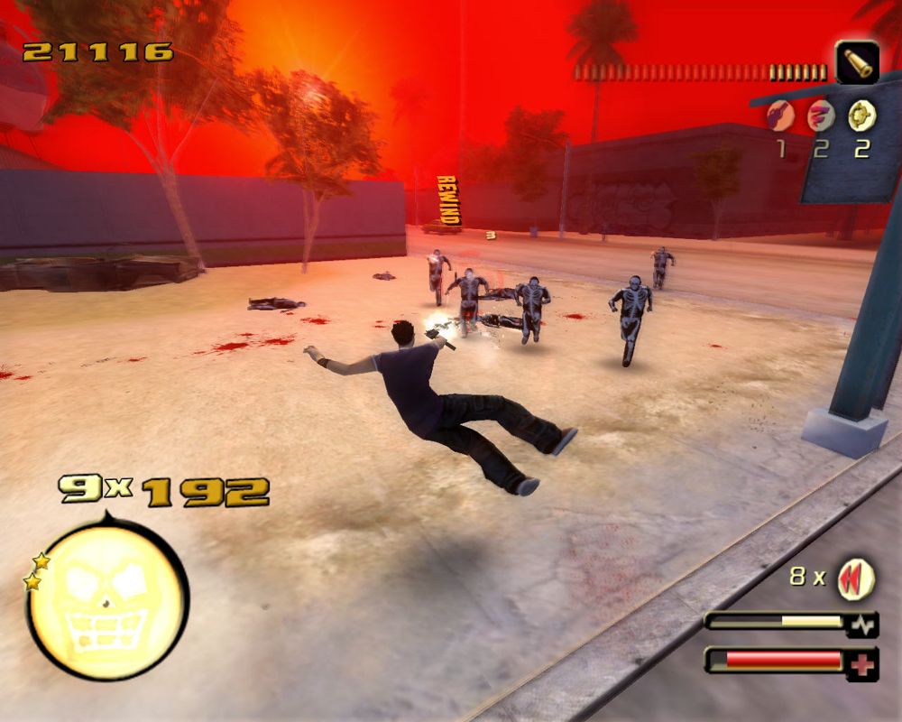 Total Overdose: A Gunslinger's Tale in Mexico (Windows) screenshot: In the Day of the Dead mode you have to kill as many enemies as you can.