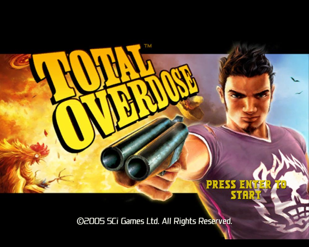 Total Overdose: A Gunslinger's Tale in Mexico (Windows) screenshot: Title screen.