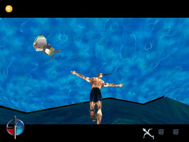 Dreams to Reality (Windows) screenshot: Oh lookie! A swimming panda!