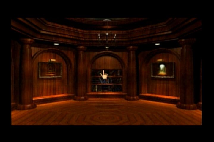 Myst (SEGA Saturn) screenshot: Inside the library