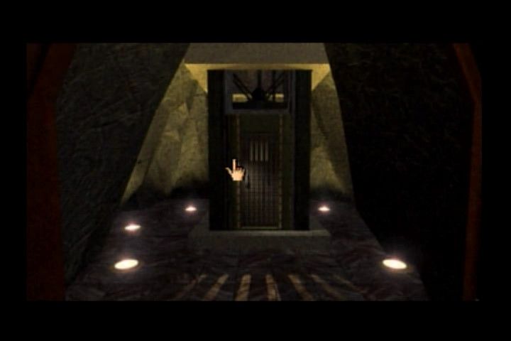 Myst (SEGA Saturn) screenshot: Secret elevator in the library