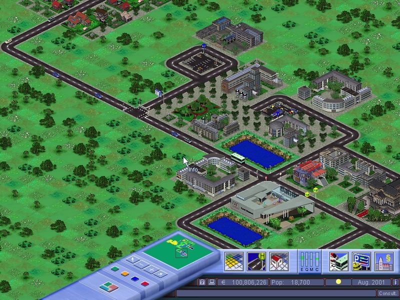 Mobility: A City in Motion (Windows) screenshot: A small residential area