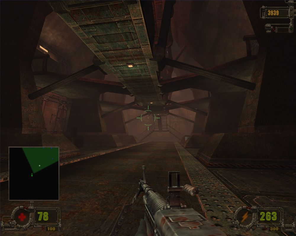 Vivisector: Beast Within (Windows) screenshot: Atmosphere along with unpredicted enemy attacks is Vivisector's strong points